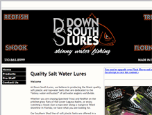 Tablet Screenshot of downsouthlures.com